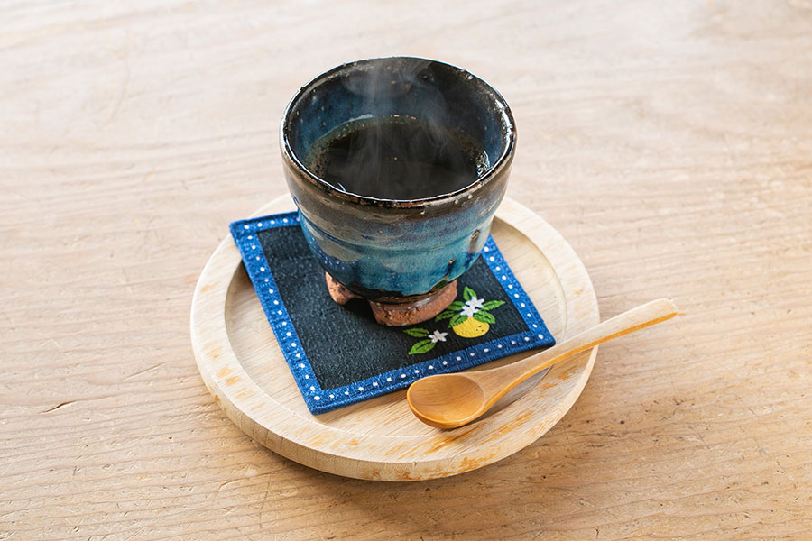 Kimono Style Caféの萩焼